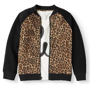 Wonder Nation Knit Bomber Jacket